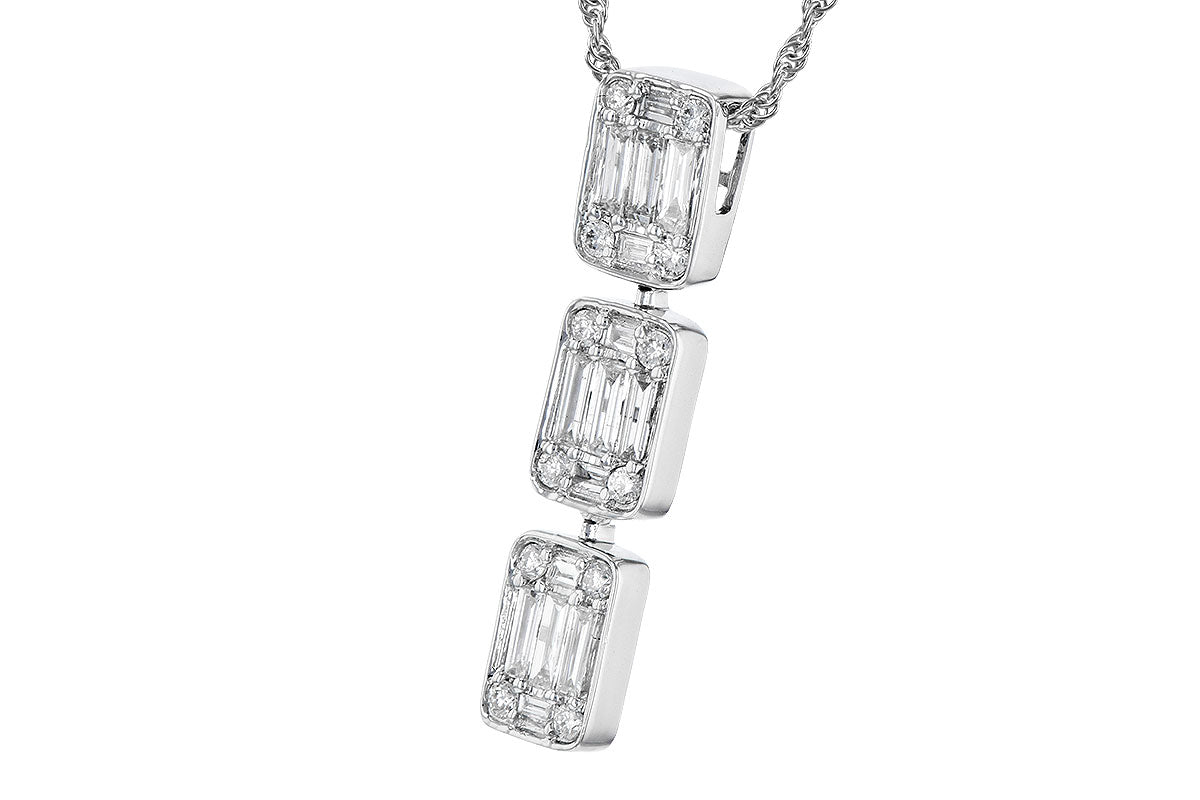 Allison Kaufman Diamond Earrings in 14K White Gold, 0.47 ctw, alternate view