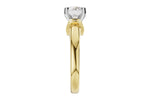Allison Kaufman Diamond Engagement Ring Semi-Mount in 14K Yellow Gold, 0.16 ctw (L7945), alternate view