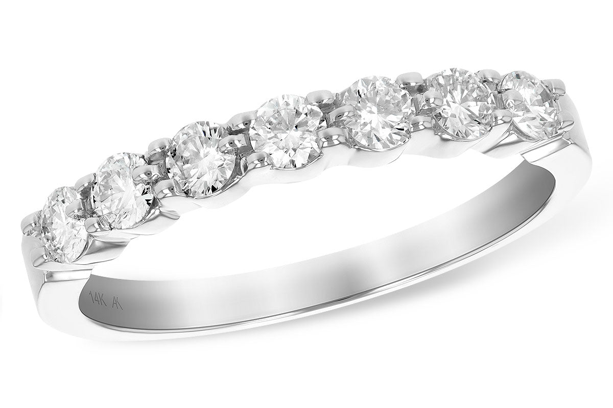 Allison Kaufman Diamond Wedding Band in 14K White Gold, 0.50 ctw (WR114-50)