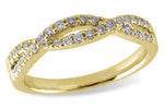 Allison Kaufman Diamond Wedding Band in 14K Yellow Gold, 0.35 ctw (W1963)