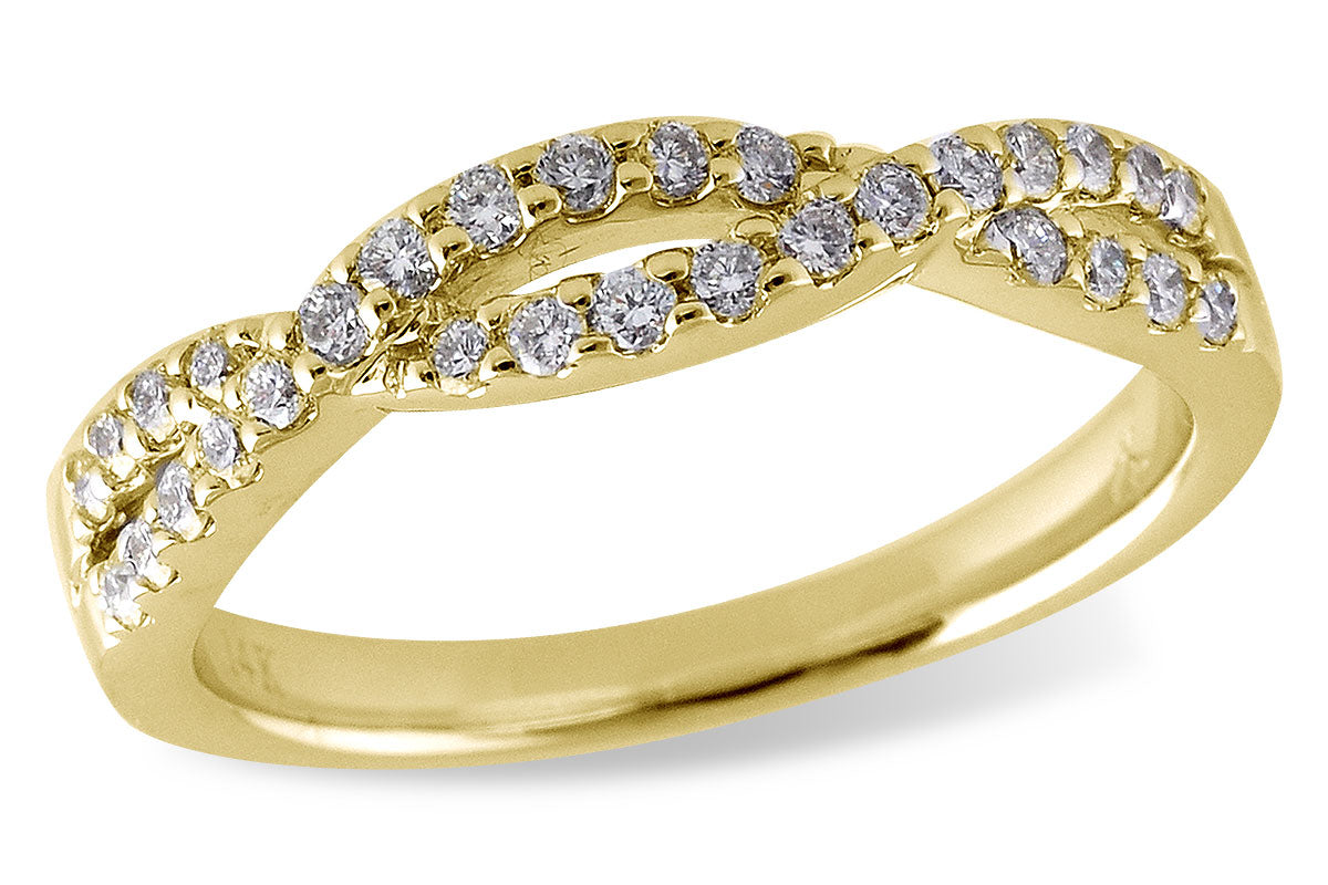 Allison Kaufman Diamond Wedding Band in 14K Yellow Gold, 0.35 ctw (W1963)