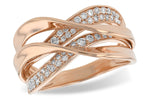 Allison Kaufman Diamond Wedding Band in 14K Rose Gold, 0.34 ctw