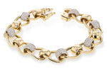 Allison Kaufman Diamond Bracelet in 14K Yellow & White Gold, 1.75 ctw