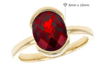 Allison Kaufman Garnet Ring in 14K Yellow Gold, 2.95 ctw, alternate view