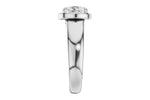Allison Kaufman Engagement Ring Semi-Mount in 14K White Gold (L7922), alternate view