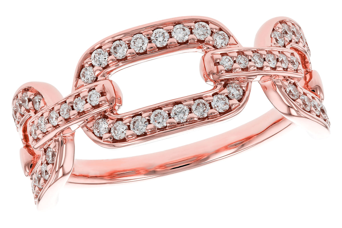 Allison Kaufman Diamond Ring in 14K Rose Gold, 0.40 ctw (D6021)