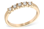 Allison Kaufman Diamond Wedding Band in 14K Rose Gold, 0.25 ctw (WR125-25)