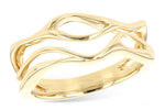 Allison Kaufman Wedding Band in 14K Yellow Gold (X19557)