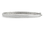 Allison Kaufman Diamond Bangle Bracelet in 14K White Gold, 1.50 ctw