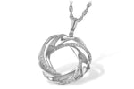 Allison Kaufman Diamond Necklace in 14K White Gold, 0.19 ctw (N8061)