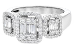 Allison Kaufman Diamond Ring in 14K White Gold, 0.70 ctw (D5845), alternate view