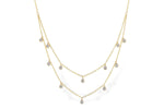 Allison Kaufman Diamond Necklace in 14K Yellow Gold, 0.22 ctw (N8367)