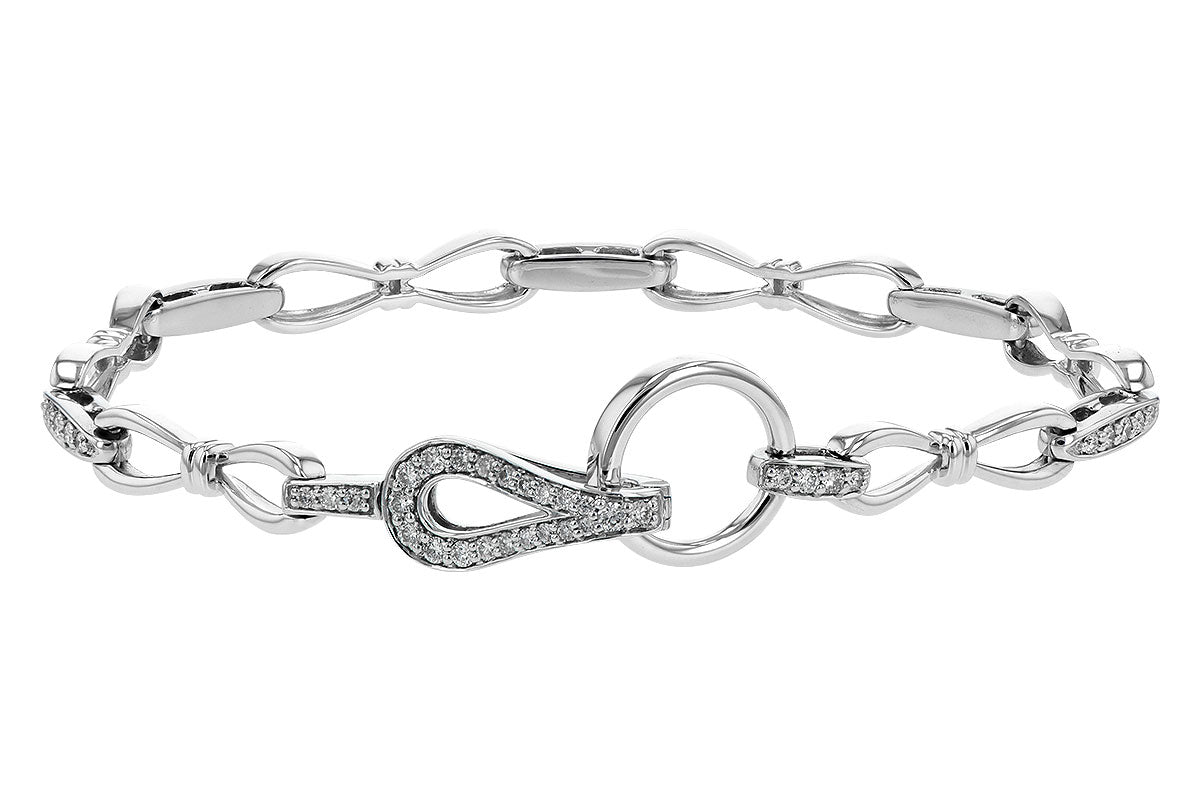 Allison Kaufman Diamond Bracelet in 14K White Gold, 0.60 ctw