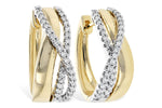 Allison Kaufman Diamond Earrings in 14K Yellow Gold, 0.34 ctw (E2052)