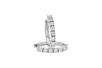 Allison Kaufman Diamond Earrings in 14K White Gold, 0.50 ctw (ER809-50), alternate view