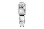 Allison Kaufman Diamond Wedding Band in 14K White Gold, 0.25 ctw (W2740), alternate view