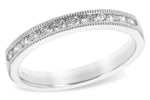 Allison Kaufman Diamond Wedding Band in 14K White Gold, 0.33 ctw (WR829-33)