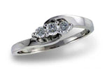 Allison Kaufman Diamond Ring in 14K White Gold, 0.19 ctw