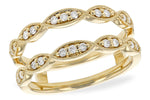 Allison Kaufman Diamond Ring Guard in 14K Yellow Gold, 0.23 ctw (W2000)