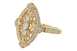Allison Kaufman Diamond Ring in 14K Yellow Gold, 0.40 ctw (D5806), alternate view