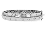 Allison Kaufman Diamond Bangle Bracelet in 14K White Gold, 0.30 ctw
