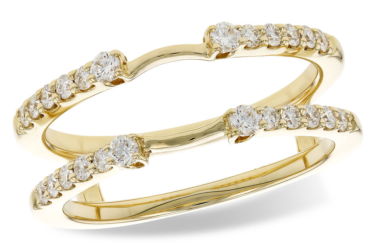 Allison Kaufman Diamond Ring Guard in 14K Yellow Gold, 0.40 ctw