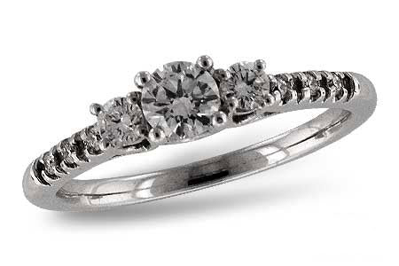 Allison Kaufman Diamond Ring in 14K White Gold, 0.50 ctw (T8505)