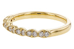 Allison Kaufman Diamond Wedding Band in 14K Yellow Gold, 0.25 ctw (W2657), alternate view