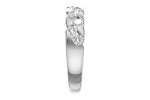 Allison Kaufman Diamond Wedding Band in 14K White Gold, 0.66 ctw, alternate view