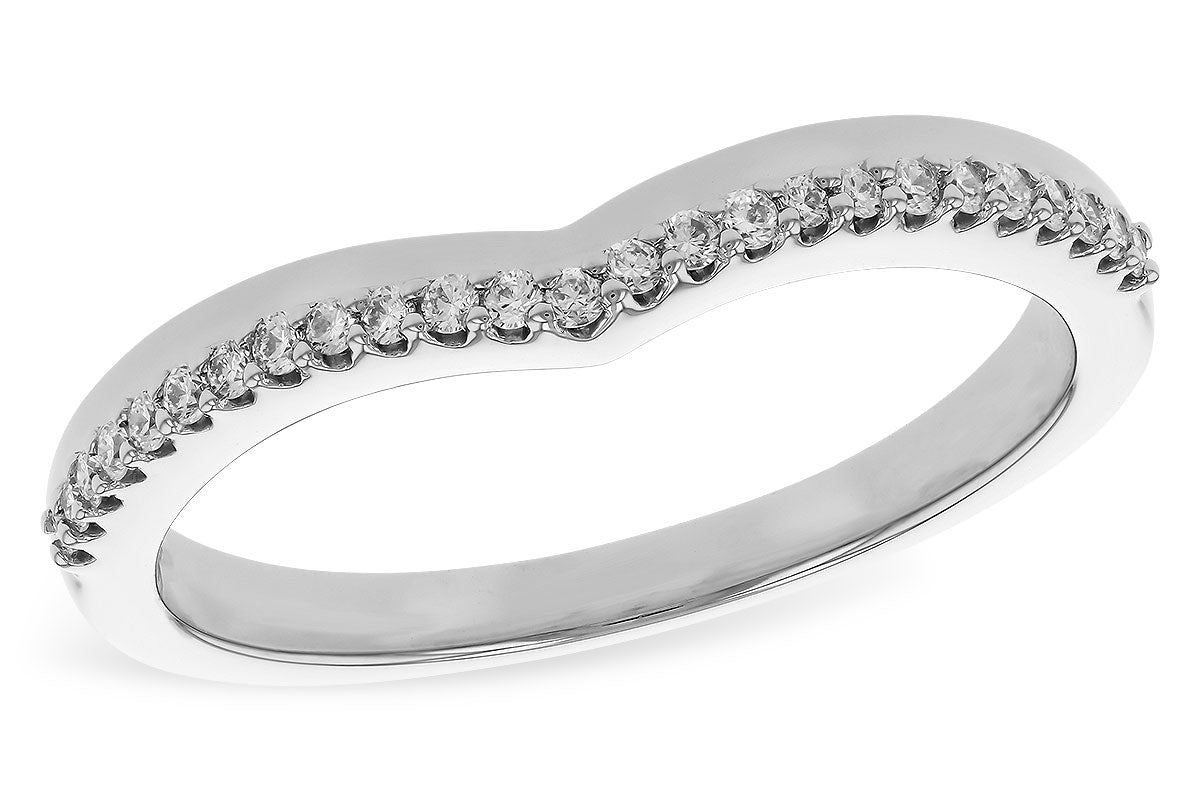 Allison Kaufman Diamond Band Enhancer in 14K White Gold, 0.12 ctw (W2559)