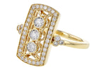Allison Kaufman Diamond Ring in 14K Yellow Gold, 0.40 ctw (D5853), alternate view