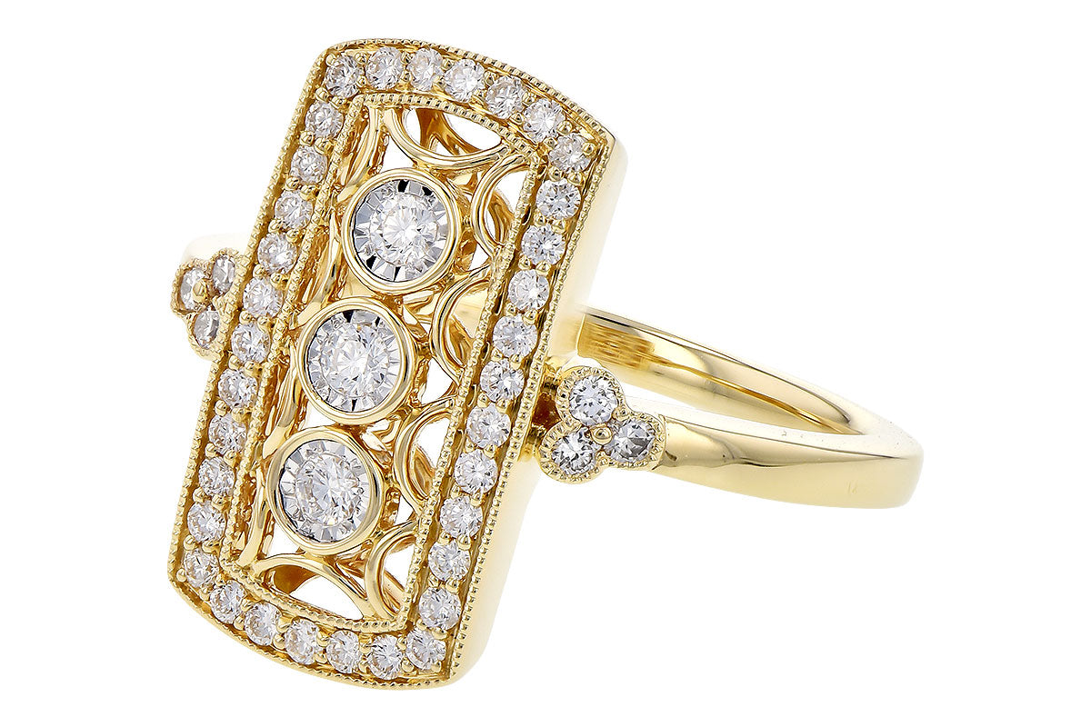 Allison Kaufman Diamond Ring in 14K Yellow Gold, 0.40 ctw (D5853), alternate view