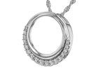Allison Kaufman Diamond Necklace in 14K White Gold, 0.20 ctw (N8678), alternate view