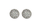 Allison Kaufman Diamond Earrings in 14K White Gold, 1.00 ctw (E1384)