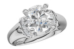 Allison Kaufman Diamond Engagement Ring Semi-Mount in 14K White Gold, 0.14 ctw (L7954)