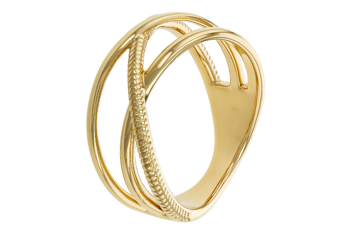 Allison Kaufman Wedding Band in 14K Yellow Gold (W2664), alternate view