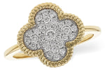 Allison Kaufman Diamond Ring in 14K Yellow Gold, 0.32 ctw