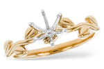 Allison Kaufman Engagement Ring Semi-Mount in 14K Yellow Gold (L7908)