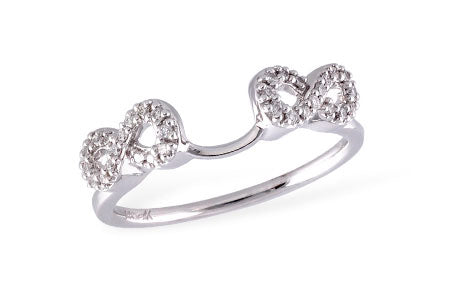 Allison Kaufman Diamond Band Enhancer in 14K White Gold, 0.14 ctw (W1992)
