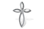 Allison Kaufman Diamond Pendant in 14K White Gold, 0.12 ctw (P7101)