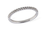 Allison Kaufman Diamond Wedding Band in 14K White Gold, 0.16 ctw (W2060)