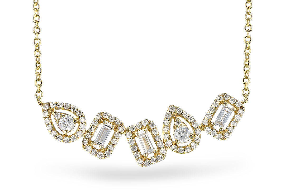 Allison Kaufman Diamond Necklace in 14K Yellow Gold, 0.55 ctw