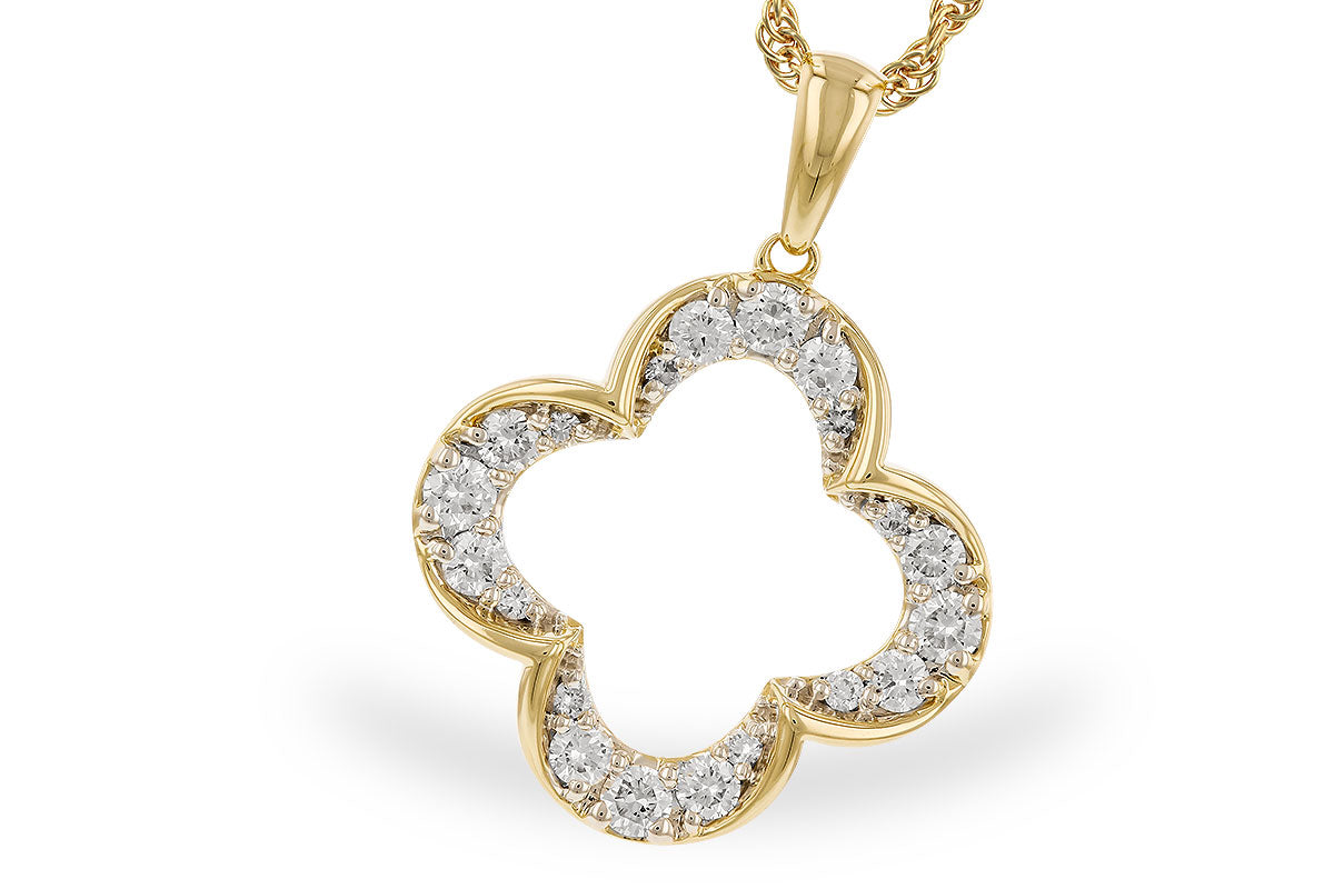Allison Kaufman Diamond Necklace in 14K Yellow Gold, 0.32 ctw (N8430)