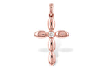 Allison Kaufman Diamond Pendant in 14K Rose Gold, 0.04 ctw