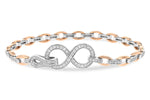 Allison Kaufman Diamond Bracelet in 14K Two-Tone Gold, 1.00 ctw (B1164)
