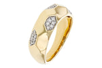 Allison Kaufman Diamond Ring in 14K Yellow Gold, 0.18 ctw, alternate view