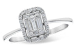 Allison Kaufman Diamond Ring in 14K White Gold, 0.26 ctw (D5813)