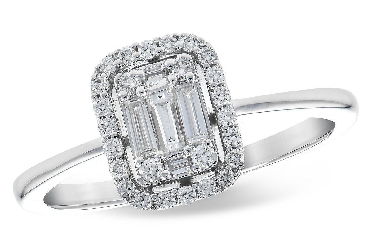 Allison Kaufman Diamond Ring in 14K White Gold, 0.26 ctw (D5813)