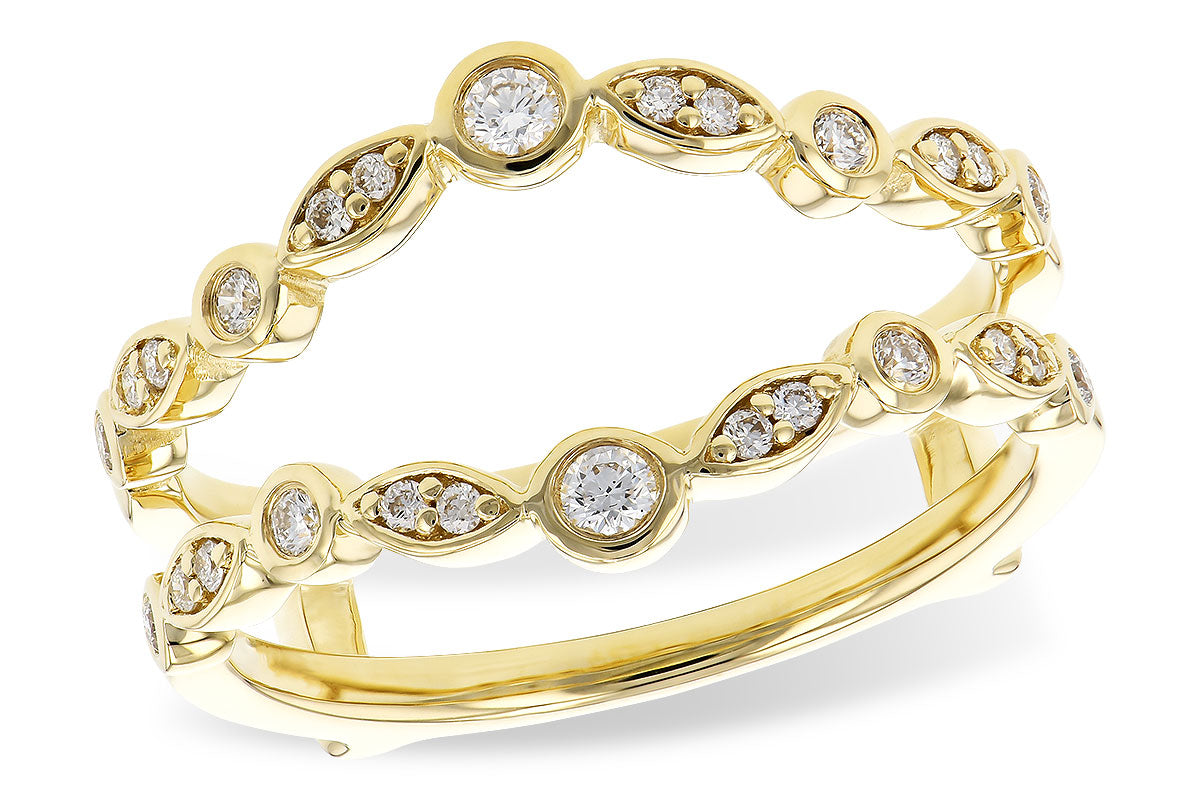 Allison Kaufman Diamond Ring Guard in 14K Yellow Gold, 0.20 ctw (W2470)