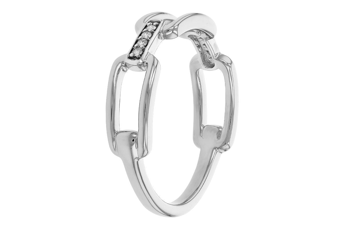 Allison Kaufman Diamond Ring in 14K White Gold, 0.04 ctw (D5972), alternate view